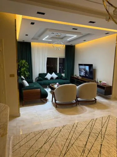 شقة فندقية مفروشه غرفتين ورسيبشن - LUXURIES المنصورة - FURNITURED Flat