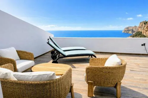 Terraza al Mar Jacuzzi y Vistas en Benitachell
