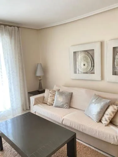 Elegant 2-Bedroom Apartment in Benidorm with Private Pool and Scenic Garden Views