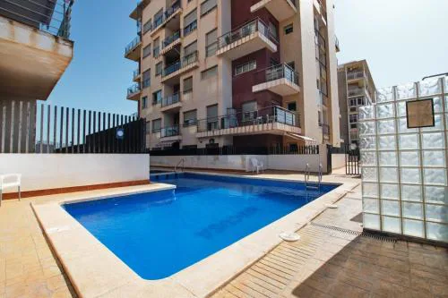 Beachfront Pool Apartment Punta Prima
