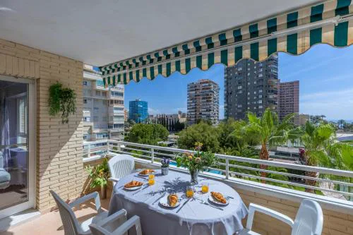 Bahía San Juan apartamento - Playa y piscina