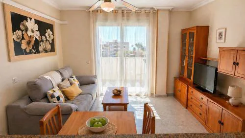 Benicarlo 4A1, Apartamento con buena terraza y vistas al mar,Wifi, garaje
