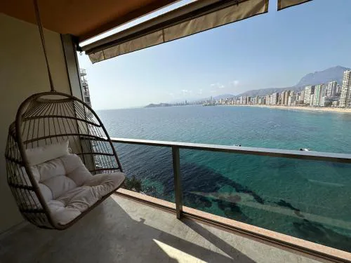 First-line apartment on Levante Beach
