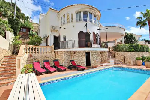 Emi - private pool & sea view villa in Benissa