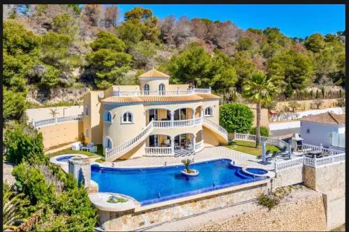 Villa with fantastic sea view pool 23x12 Jacuzzi