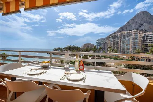Voramar II on the beach
