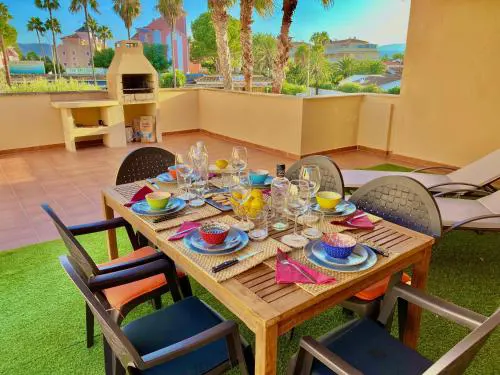 1ªLínea-50m de playa-Reformado-BBQ privada-Vistas al mar-3 terrazas