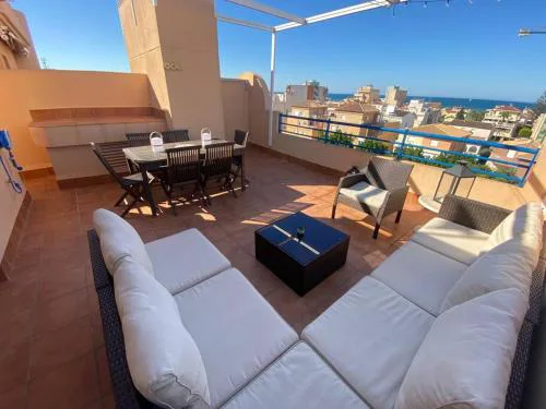 AP-6 XimoApartments ÁTICO DUPLEX CON VISTAS AL MAR Y PISCINA