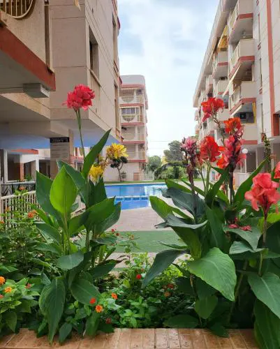 Apartamento con garaje y piscina en Oropesa del Mar