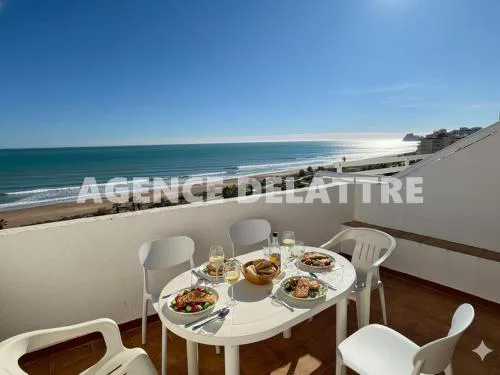 Estudio ATICO con wifi - Frente al mar - ES-389-39