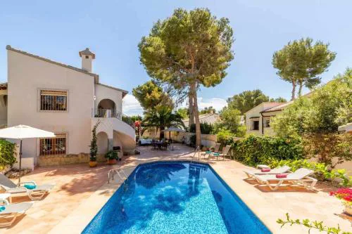 VILLA FELIZ, playa, piscina, wifi, a/a, 8 pax
