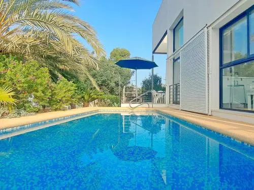 Villa moderna con piscina privada y aire acondicionado para 6 pers en Teulada, cerca de la playa - HISP-216-237