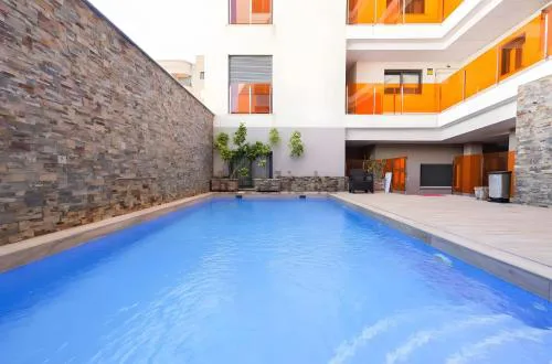 Ferienwohnung mit Pool 50m Strand