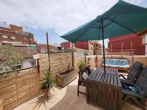 Piso con terraza en Cabanyal