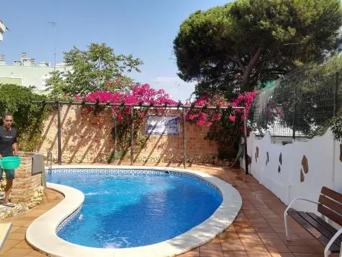 Casa Marquesa con piscina privada y al lado de la playa