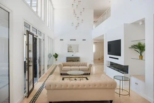 Dream beach-side villa with sea views & close to golf