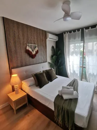 El Palmeral en Aguadulce Apto para 4 personas con AC, Wifi y Piscina