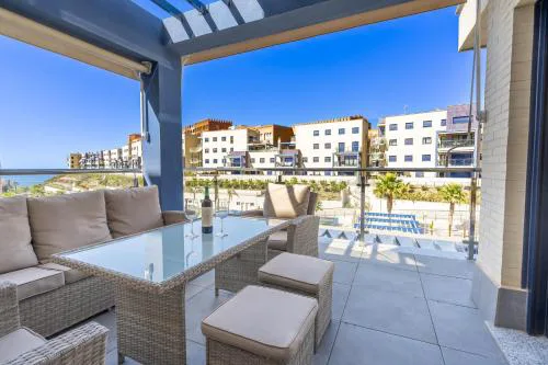 Blue Oasis On The Beach I
