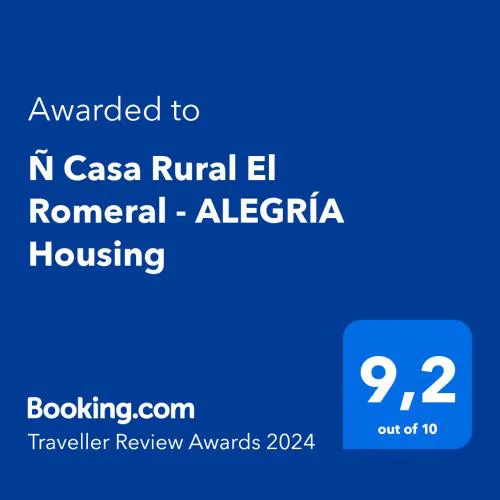 "Ñ" Casa Rural El Romeral - ALEGRÍA Housing