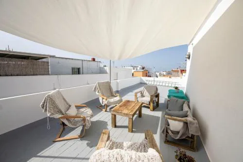 Family home in Barbate patio & Azotea