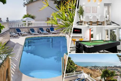 Villa Miramar with Pool, BBQ, Billiard & Sea View