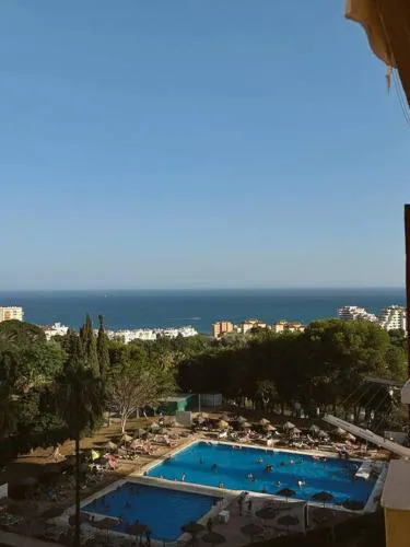 Ideal parejas y nómadas - Teletrabajo, vistas al mar, WiFi alta velocidad, AC y cerca de la playa