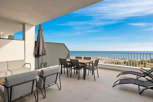 Panoramic terrace w pool by Costarentals - Ref 43