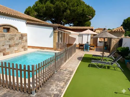 Casa con piscina Privada Barbacoa vallada