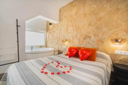 Jacuzzi Amanecer de Plata Decoración Romántica