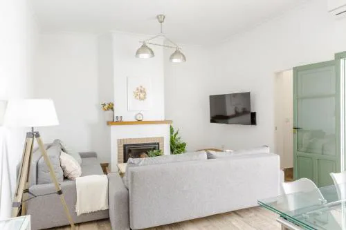 Precioso apartamento con Chimenea patio solarium.