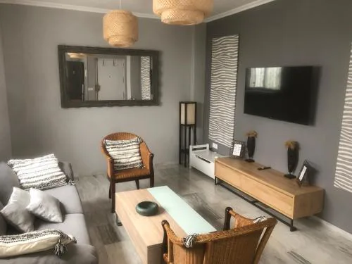 Apartamento en el centro totalmente climatizado, parking gratuito