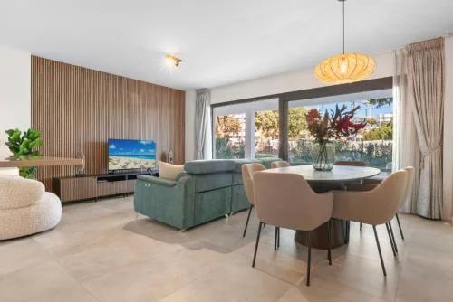 Luxury 3BR Garden Apartment Estepona