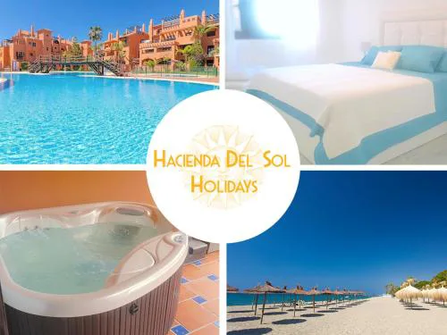 Marbella Apartment - LUXURY & Spacious next to Marriott Playa Andaluza - PRIVATE HEATED JACUZZI