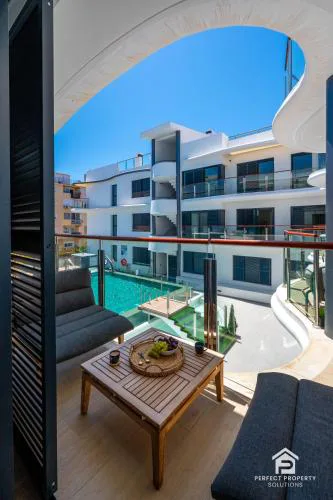 NEW stylish beachside 2BR with pool and garage