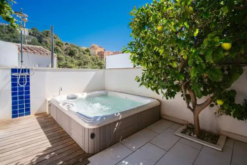 House with jacuzzi and sauna