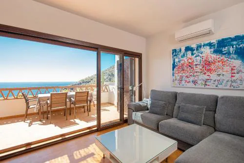 Costa Tropical Sea View House with Heated Pool and Sauna