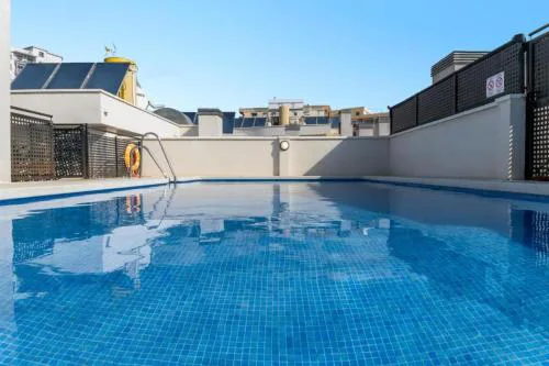 Málaga Centro, 2 habs, Piscina en azotea, 2 terrazas y parking privado