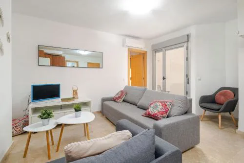 Quiet 1BR Terrace Apartment Near Centro & Beach
