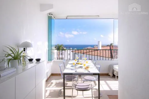 Scandinavian style apartment with amazing sea views and south west facing sunny terrace in Miraflores walking distance to the beach!