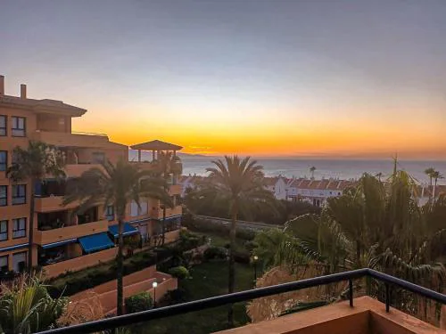 Beautiful sea views duplex penthouse in Manilva