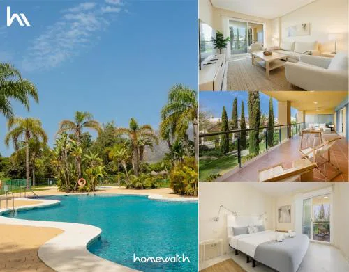 Coastal apartment, with swimming pools and close to the beach, in the tourist Bahia de Marbella
