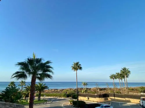 Front beach Villa in Marbella with Amazing Sea Views Semidetached