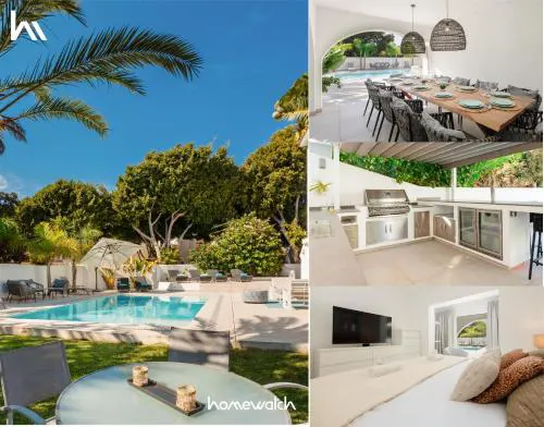 Marbella, Costabella - Beachfront Villa with Heated Pool