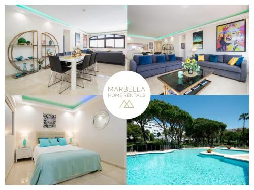 MARBELLA HOME RENTALS - Beachfront Luxury Apartment, 5BR Playas del Duque