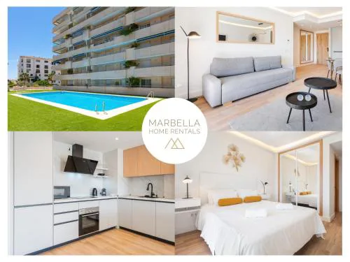 MARBELLA HOME RENTALS - Marina Banus, Puerto Banus, 2BR Modern, parking & pool
