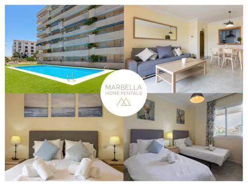 MARBELLA HOME RENTALS - Marina Banus, Puerto Banus, Cozy 2BR, parking & pool