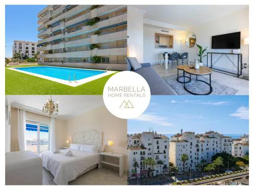 MARBELLA HOME RENTALS - Marina Banus, Puerto Banus, seaview, 2BR, parking & pool