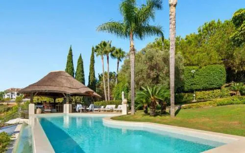 This exquisite Andalusian-style villa