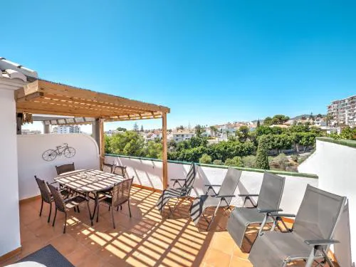 Rooftop apartment near Burriana beach with pool