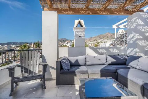 Sea View Home with 3 Terraces near Burriana Beach